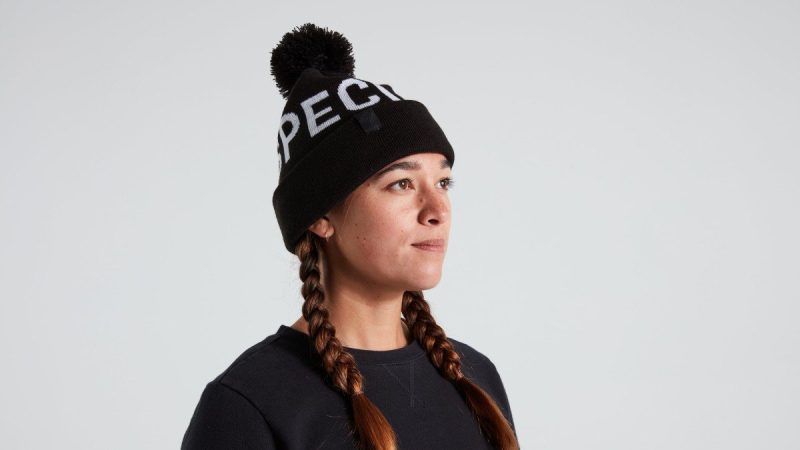 Specialized New Era Pom Beanie Specialized Zwart