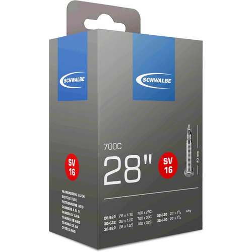 Schwalbe bib 27/28x1 1/4 frans 40mm 28/32-622/630