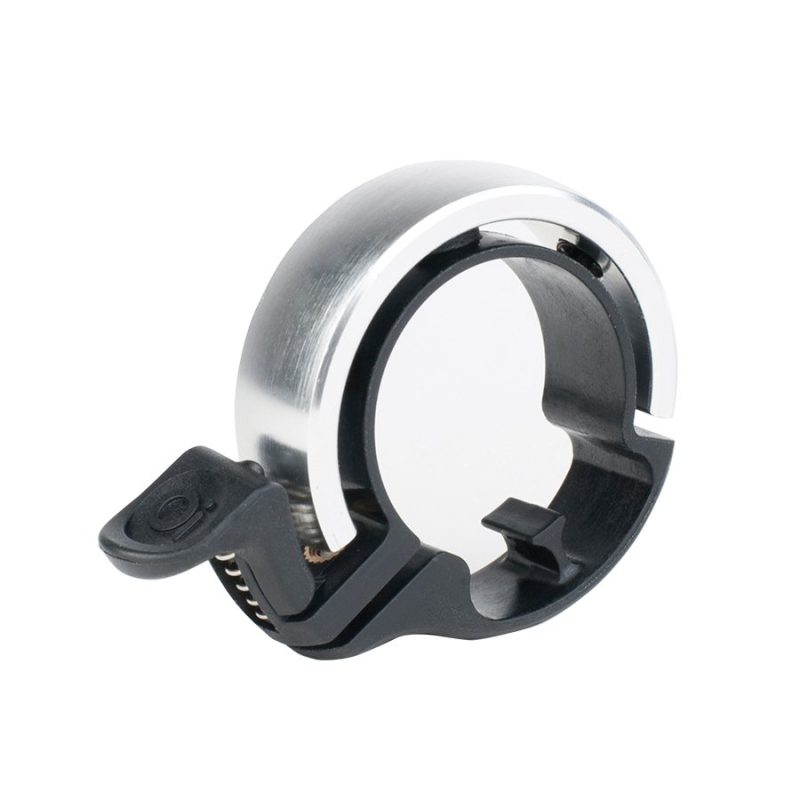 Knog Oi Classic Large Fahrradklingel, 23.8 - 31.8mm, silver