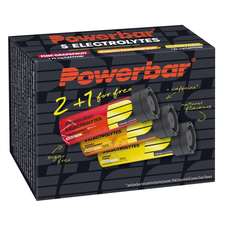 PowerBar 5 Electrolytes MultiPack (2+1 X 10 tabs) - Mango + Grapefruit