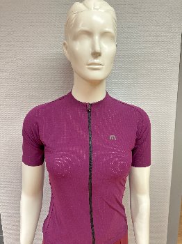 Megmeister woven air ss jersey, dames, Purple, M