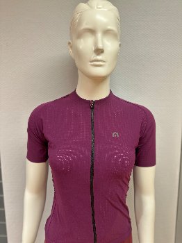 Megmeister woven air ss jersey, dames, Purple, XS