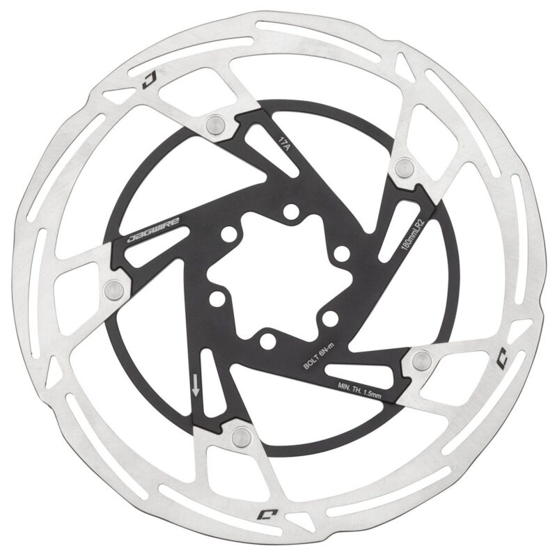 Jagwire DCR060 Pro LR2 Disc Brake Rotor, 6-bolt, 180mm