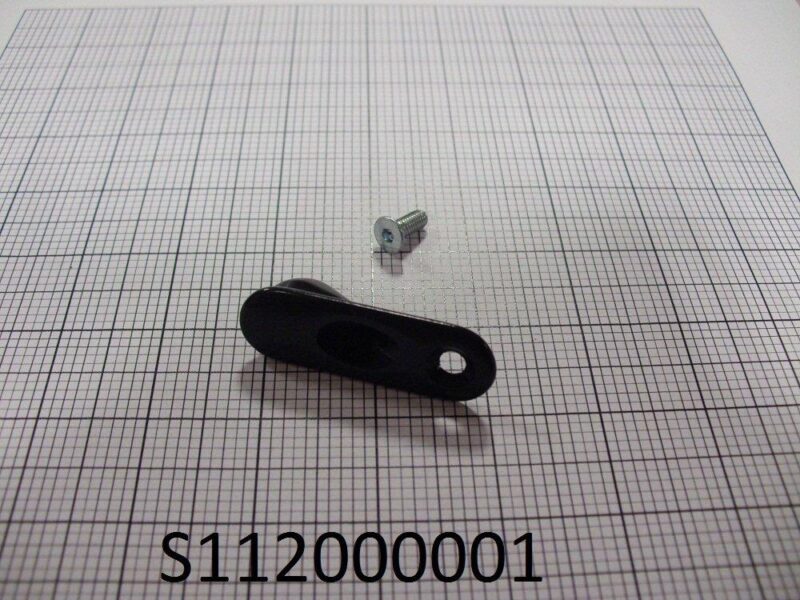 Cbs Hood Scoop, Toptube Exit Port, Cable Stop For 5mm Brake Housing, W/ Bolt