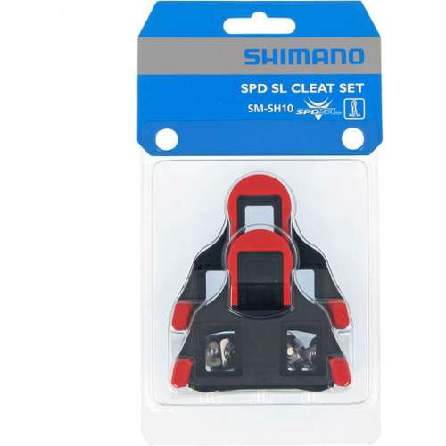 Shimano schoenplaatje spd-sl sm-sh 10 rood vast
