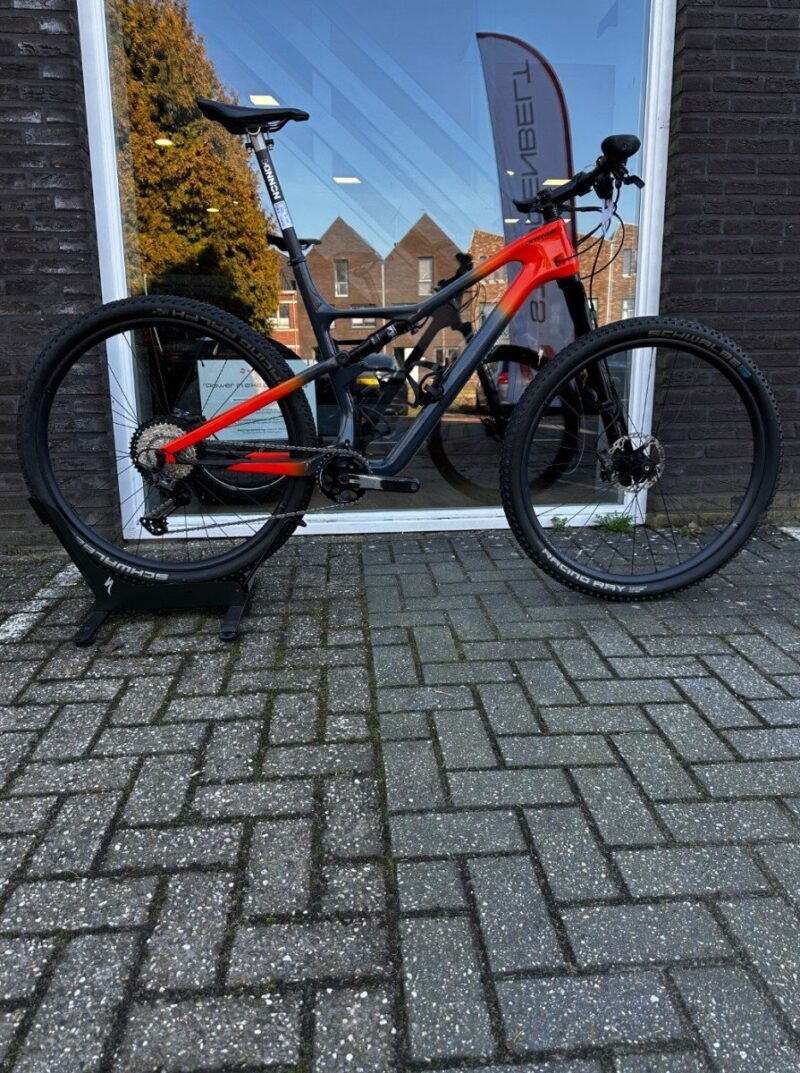 Cannondale Scalpel Carbon 2 XT Ocho Carbon Wielset Heren Grijs Oranje XL 2021