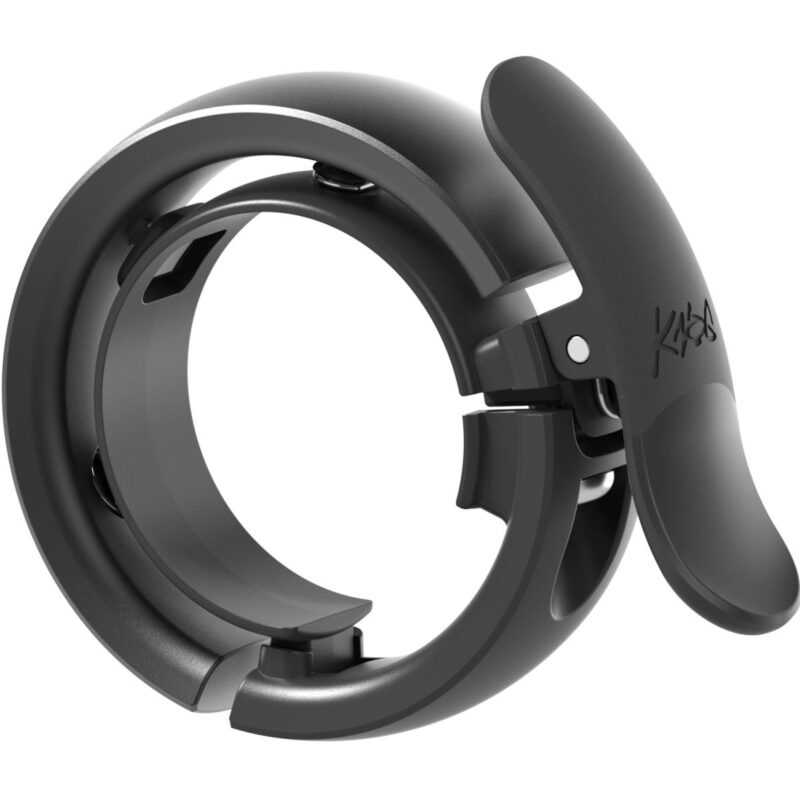 Knog Oi Prima Large Ringfietsbel, 23.8 - 31.8mm, anthracite/black