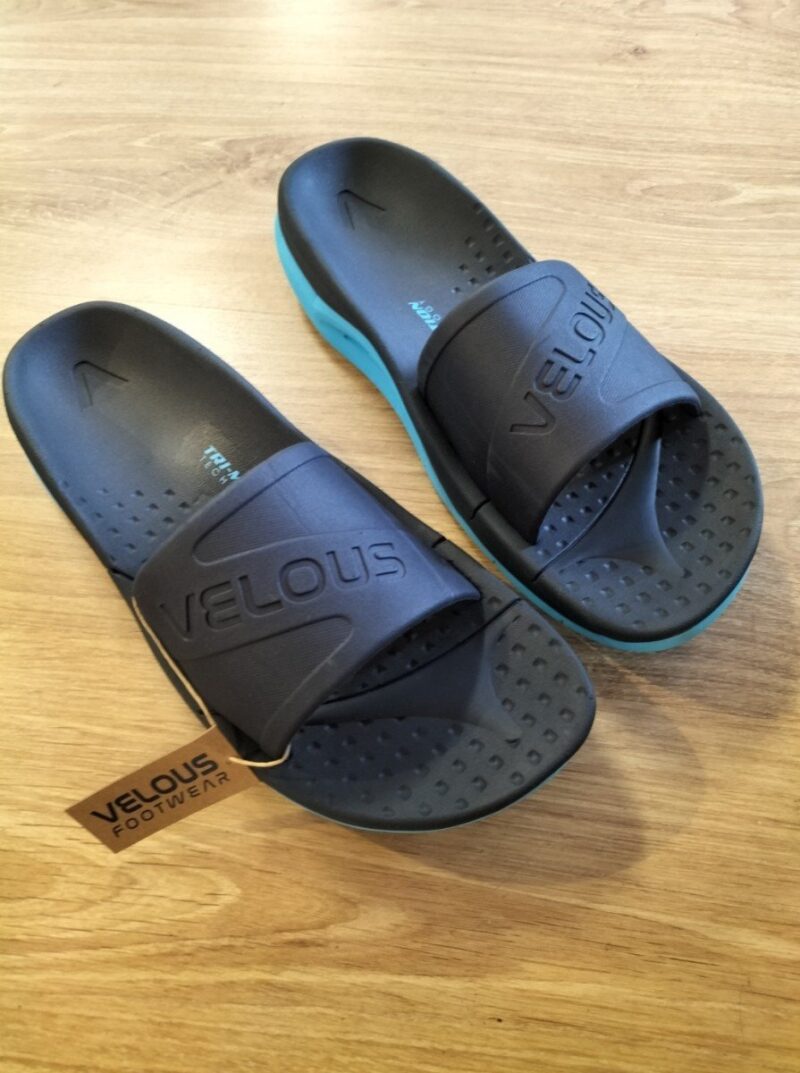 Velous Active Slide Navy/Cyan 45