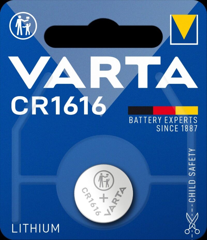 Varta batterij cr1616 lithium knoopcel blister (1)