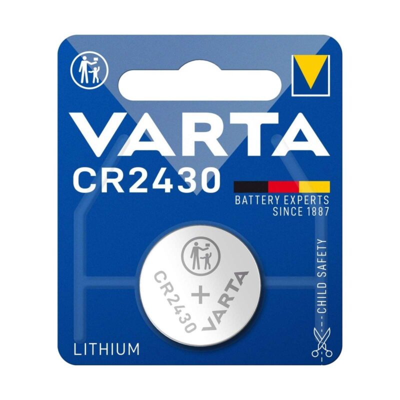 Varta batterij cr2430 lithium knoopcel blister (1)