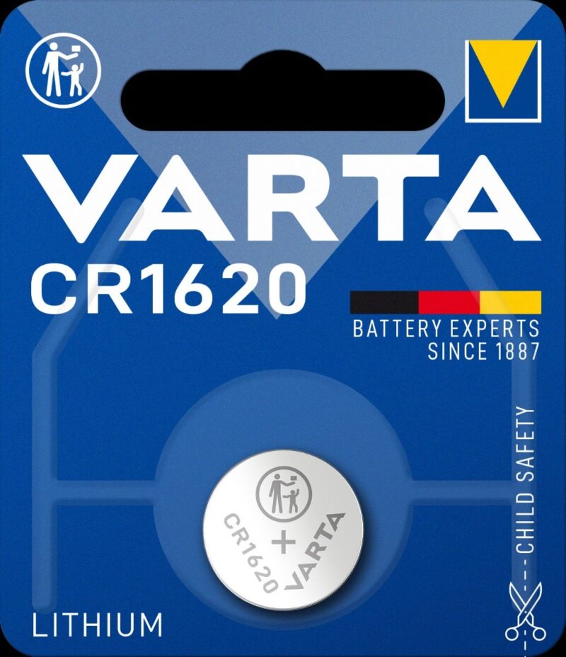 Varta batterij cr1620 lithium knoopcel blister (1)